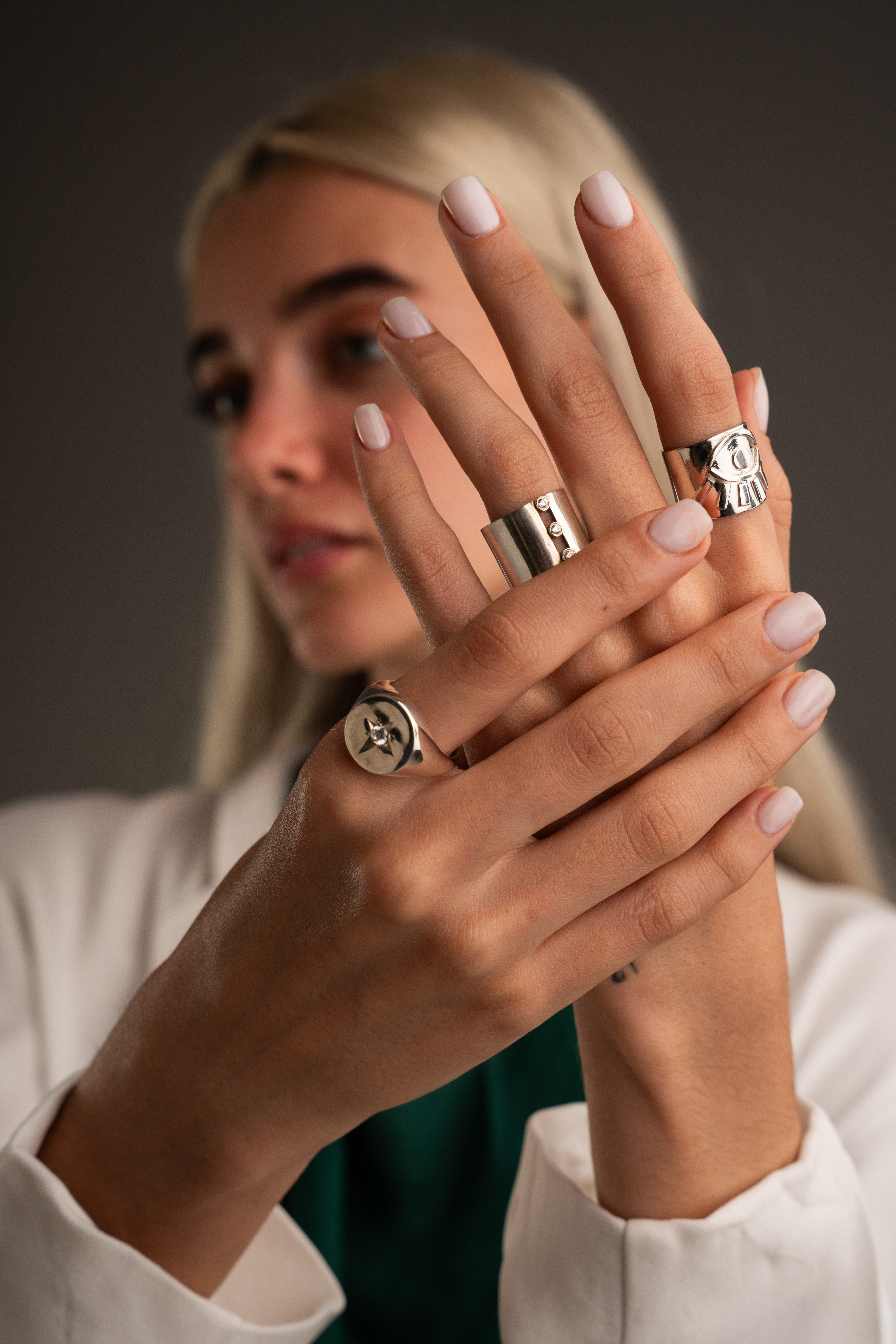Silora silver — Jewelry Editorial project frame