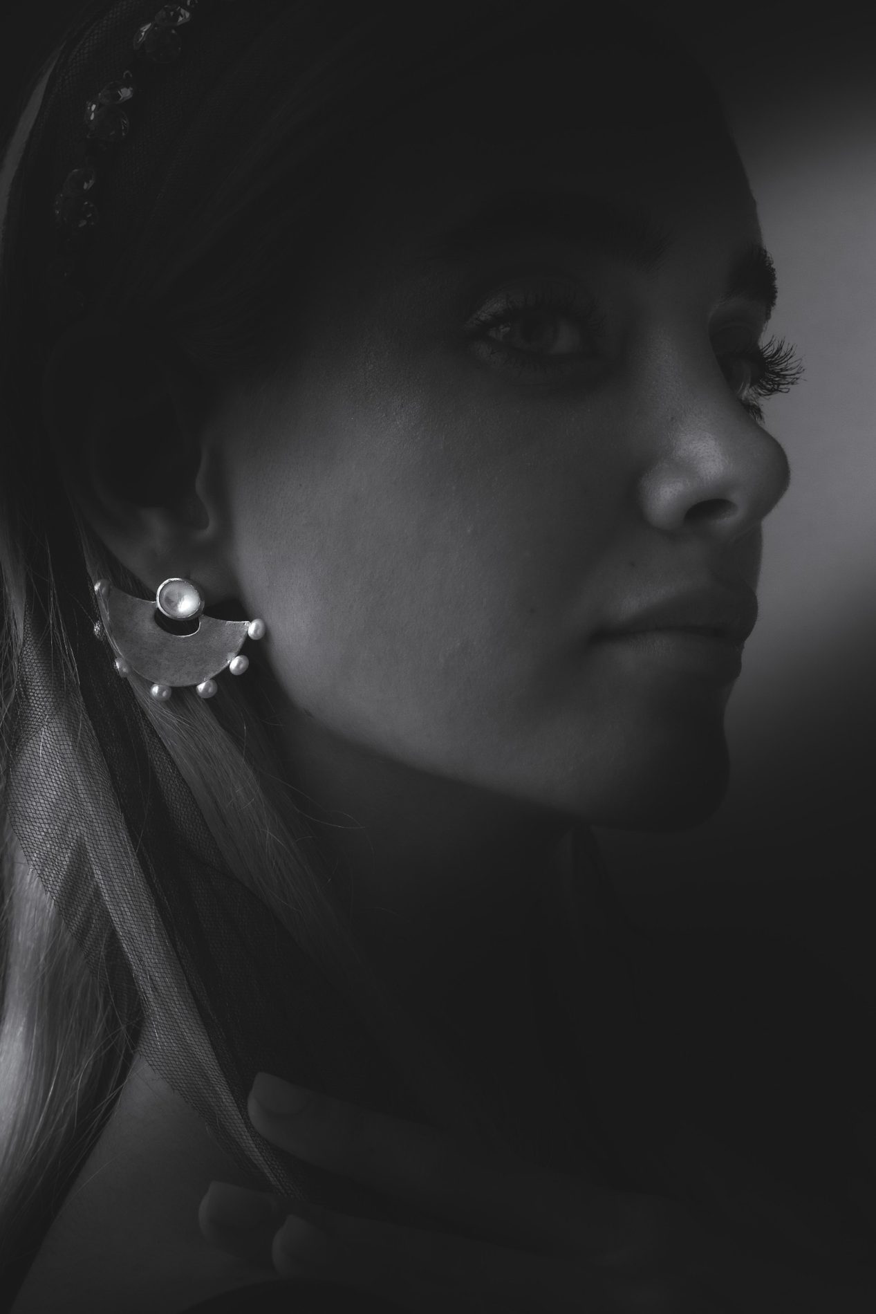 Silora silver — Jewelry Editorial project frame